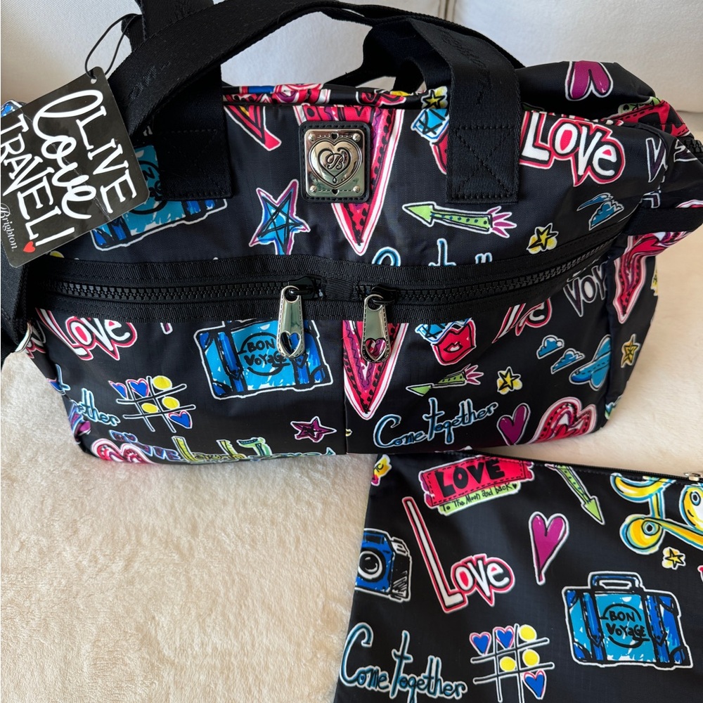 Live, Love, Travel Brighton Jetsetter Duffel Bag